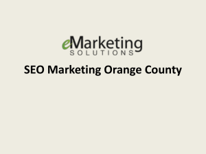 SEO Marketing Orange County