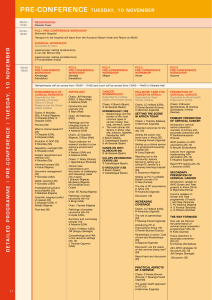 reGistratiOn Pc2.1 Pre-cOnference wOrkshOP