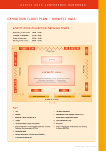 exhIBITIOn  flOOR  plAn  –  KIKweTe ... AORTIC  2009  exhIBITIOn  OpenInG  TIMes