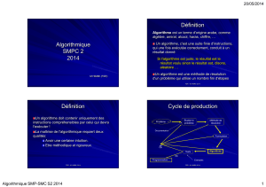 Définition Algorithmique SMPC 2 2014