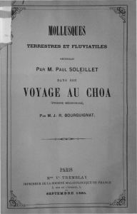 VOYAGE AU CHOA MOLLUSOUI PARIS M.