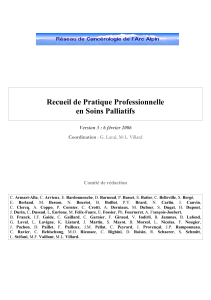 recueil de pratiques professionnelles en soins palliatifs