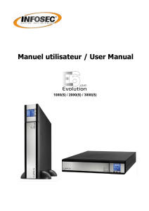 Manuel utilisateur / User Manual  1000(S) / 2000(S) / 3000(S)