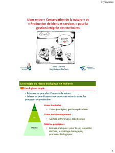 Liens entre « Conservation de la nature » et