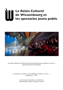 Le Relais Culturel de Wissembourg et les spectacles jeune public
