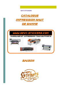 Saison 2015 Catalogue Impression haut