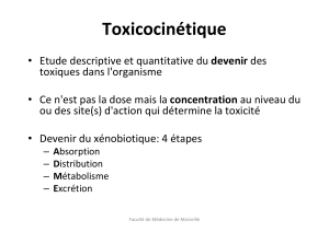 toxicocinetique