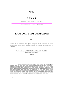 N°37 SÉNAT RAPPORT D’INFORMATION