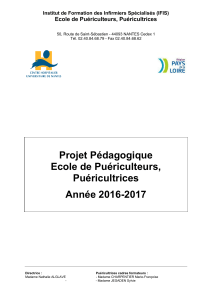 Projet pédagogique 2016-2017