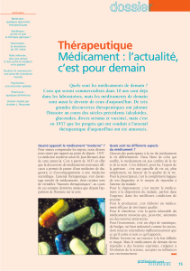 Thérapeutique