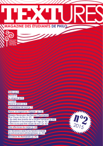 TEXT URES n°2 2015