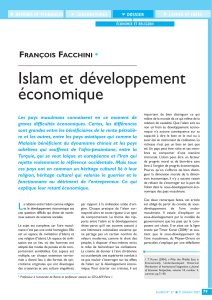 Islam et développement  