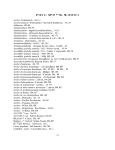 Accès à l'information, 186.234 Adhésions, 186.48