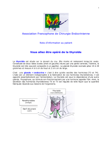Association Francophone de Chirurgie Endocrinienne Note d’information au patient