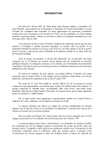 INTRODUCTION Par lettre du 5 février 1997, M. Alain Juppé, alors... Jean Mattéoli, ancien déporté de la Résistance et président du...