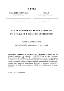 E 6712 ASSEMBLÉE NATIONALE S É N A T