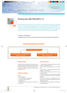 Protocole GETUG/AFU 17