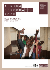 Africa Démocratik Room PIÈCE [DÉ]MONTÉE