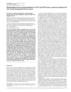 Carcinogenesis vol.28 no.6 pp.1247–1253, 2007 doi:10.1093/carcin/bgm016 Advance Access publication January 21, 2007