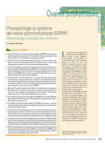 Ovaires polykystiques Dossier L Physiopathologie du syndrome