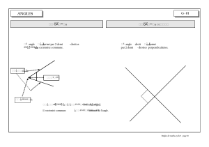ANGLES G-01 UN ANGLE