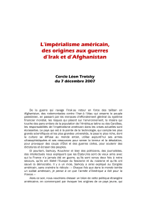 L’impérialisme américain, des origines aux guerres d’Irak et d’Afghanistan