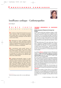 Insuffisance cardiaque - Cardiomyopathies I