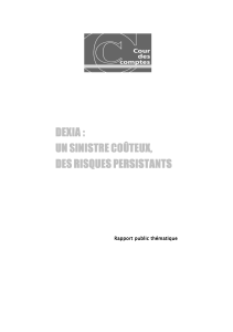 Télécharger Dexia : un sinistre coûteux, des risques persistants au format PDF, poids 998.92 Ko