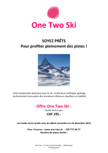 one two ski