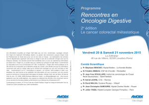 Rencontres en Oncologie Digestive 2 édition