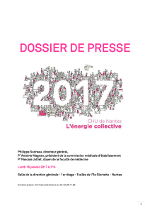 DOSSIER DE PRESSE