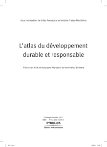 L’atlas du développement durable et responsable