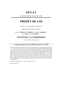 SÉNAT PROJET DE LOI TEXTE DE LA COMMISSION ’