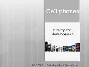 Cell phones History and development