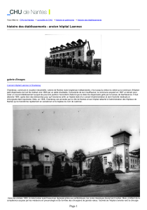 histoire des établissements - ancien hôpital Laennec galerie d'images