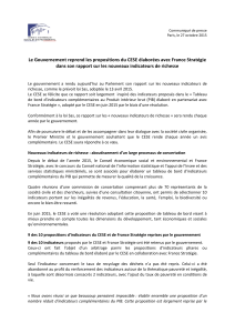 Le Gouvernement reprend les propositions du CESE élaborées avec France Stratégie dans son rapport sur les nouveaux indicateurs de richesse