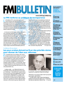 L Le FMI renforce sa politique de transparence