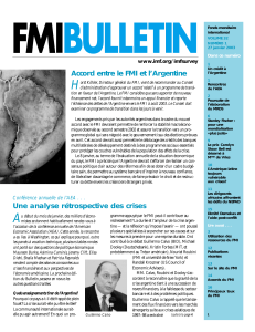 H Accord entre le FMI et l’Argentine