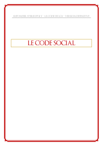 LE CODE SOCIAL