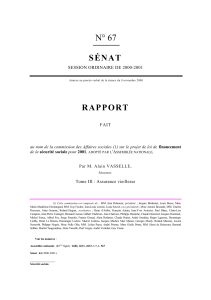 N° 67 S É N A T SESSION ORDINAIRE DE 2000-2001