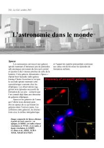 L’astronomie dans le monde Speca