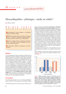 Myocardiopathies  rythmiques : mythe ou réalité ? D P