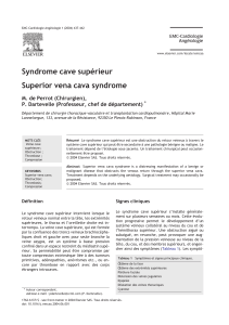 syndrome cave superieur