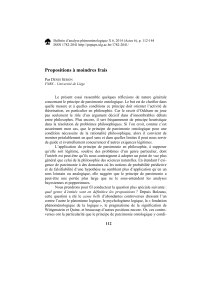 Bulletin d’analyse phénoménologique X 6, 2014 (Actes 6), p. 112-144
