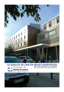 qualite de l air en environnement hospitalier