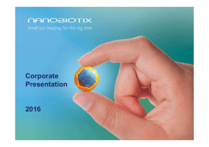 Corporate Presentation 2016