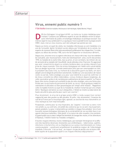 D Éditorial Virus, ennemi public numéro 1 P. Del Guidice