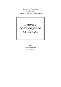 L’IMPACT ÉCONOMIQUE DE