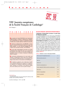 SFC 98 VIII Journées européennes de la Société Française de Cardiologie*