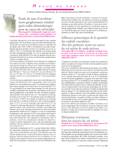 Étude du taux d’envahisse-
